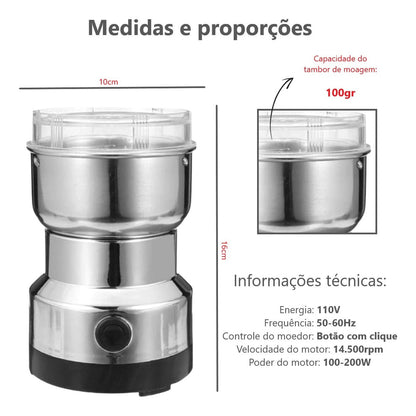 MOLEDOR DE CAFÉ ELÉCTRICO