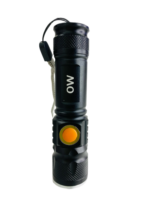 LINTERNA USB METÁLICA