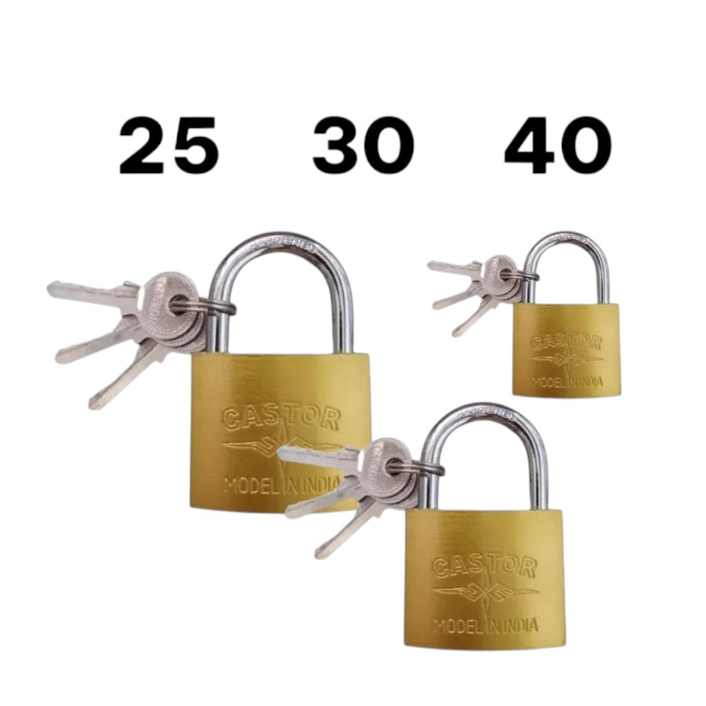 CANDADO CASTOR 25,30,40