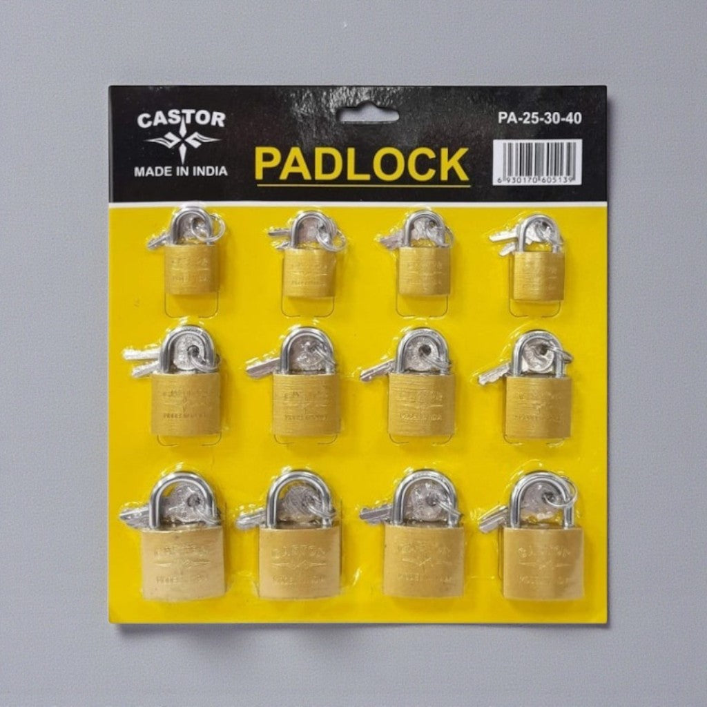 CANDADO CASTOR 25,30,40