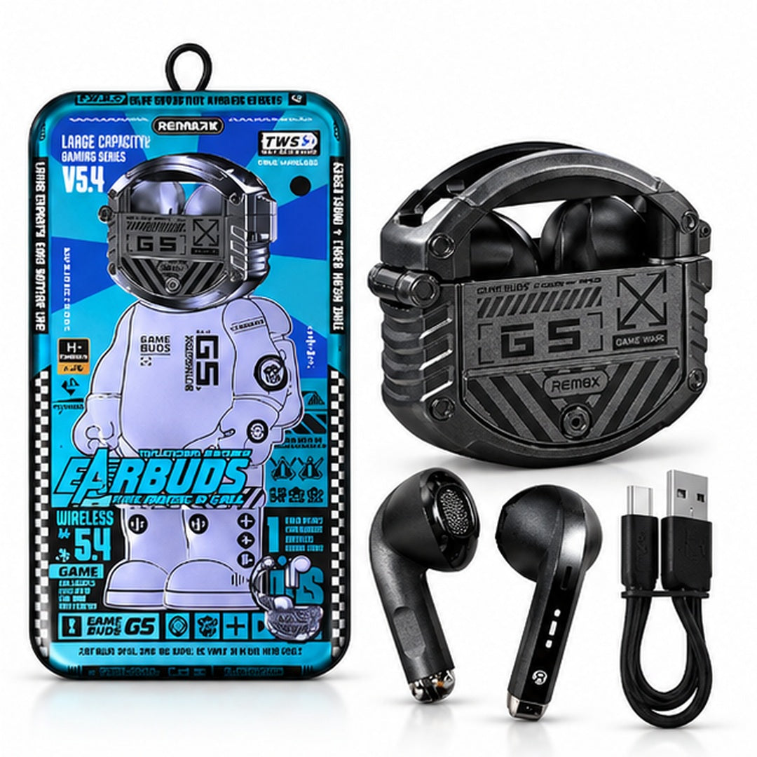 Audífonos REMAX Game Buds G5 con empaque