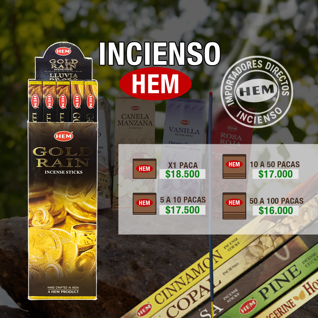 INCIENSO HEM     Manejamos precios por escala de pacas