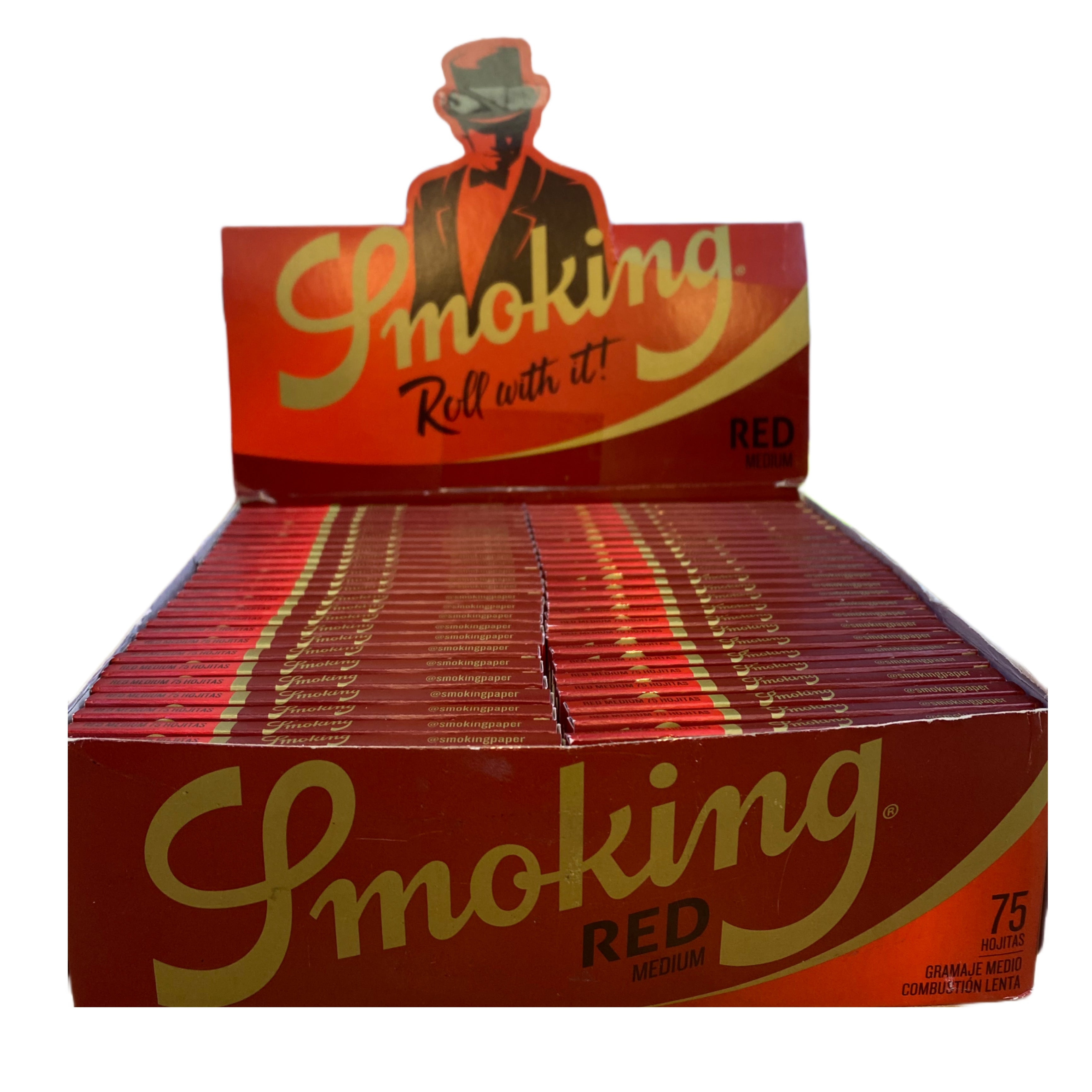 PAPEL SMOKING ROJO #9 ORIGINAL