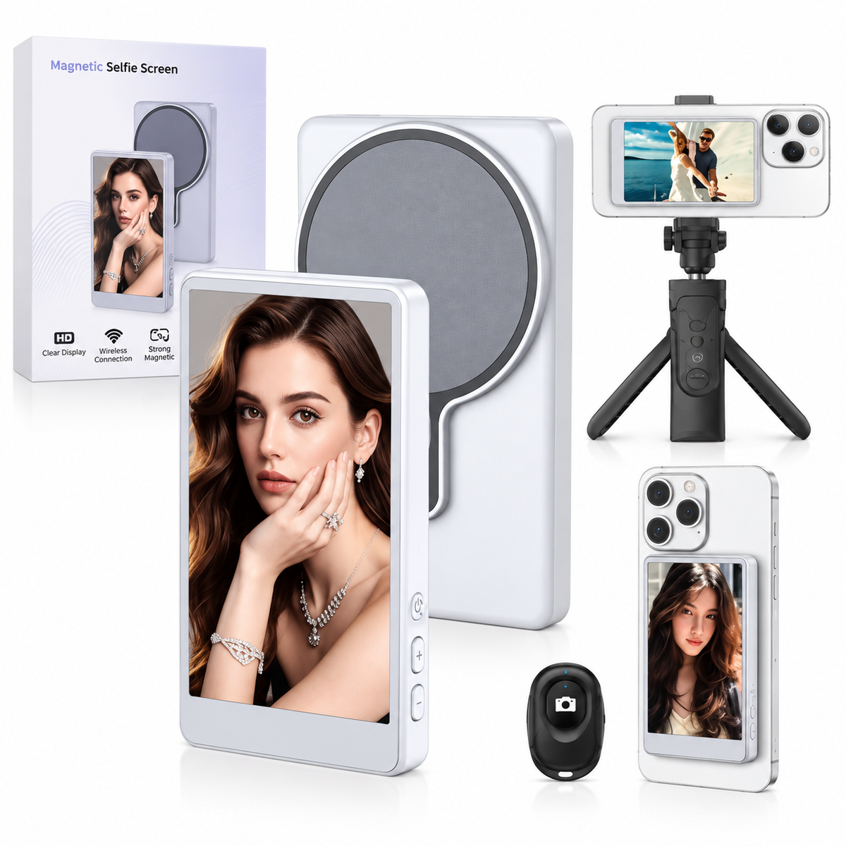 PANTALLA MAGNÉTICA INALÁMBRICA SELFIE + ENVÍO GRATIS