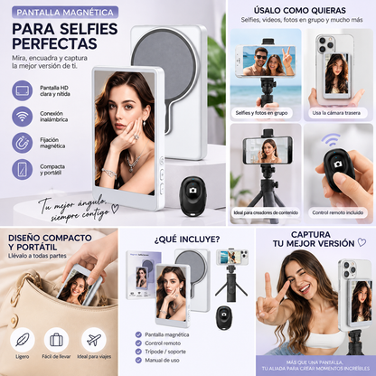 PANTALLA MAGNÉTICA INALÁMBRICA SELFIE + ENVÍO GRATIS