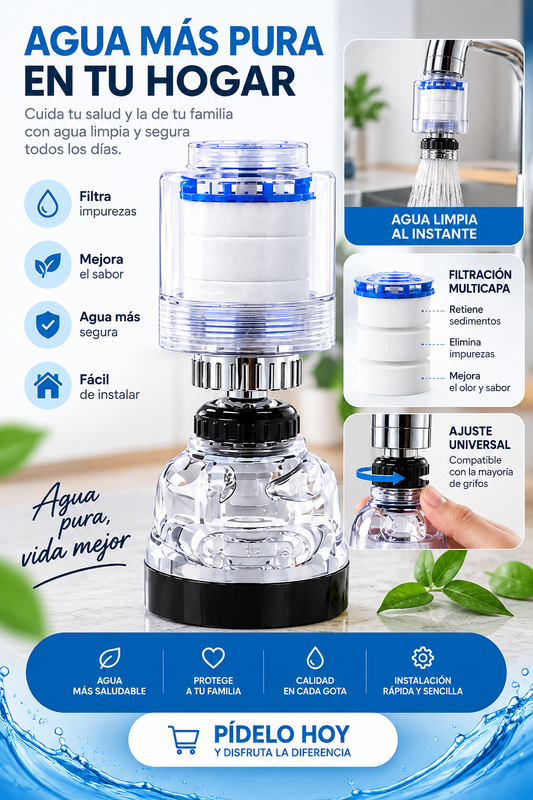 Grifo Purificador De Agua 360Â° Combo por 2 unidades   ENVÍO GRATIS