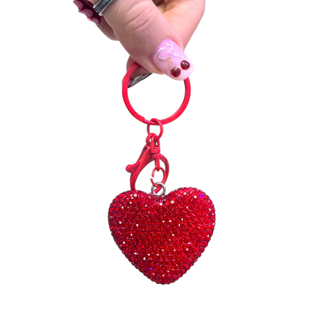 LLAVERO ACRILICO CORAZÓN COLORES