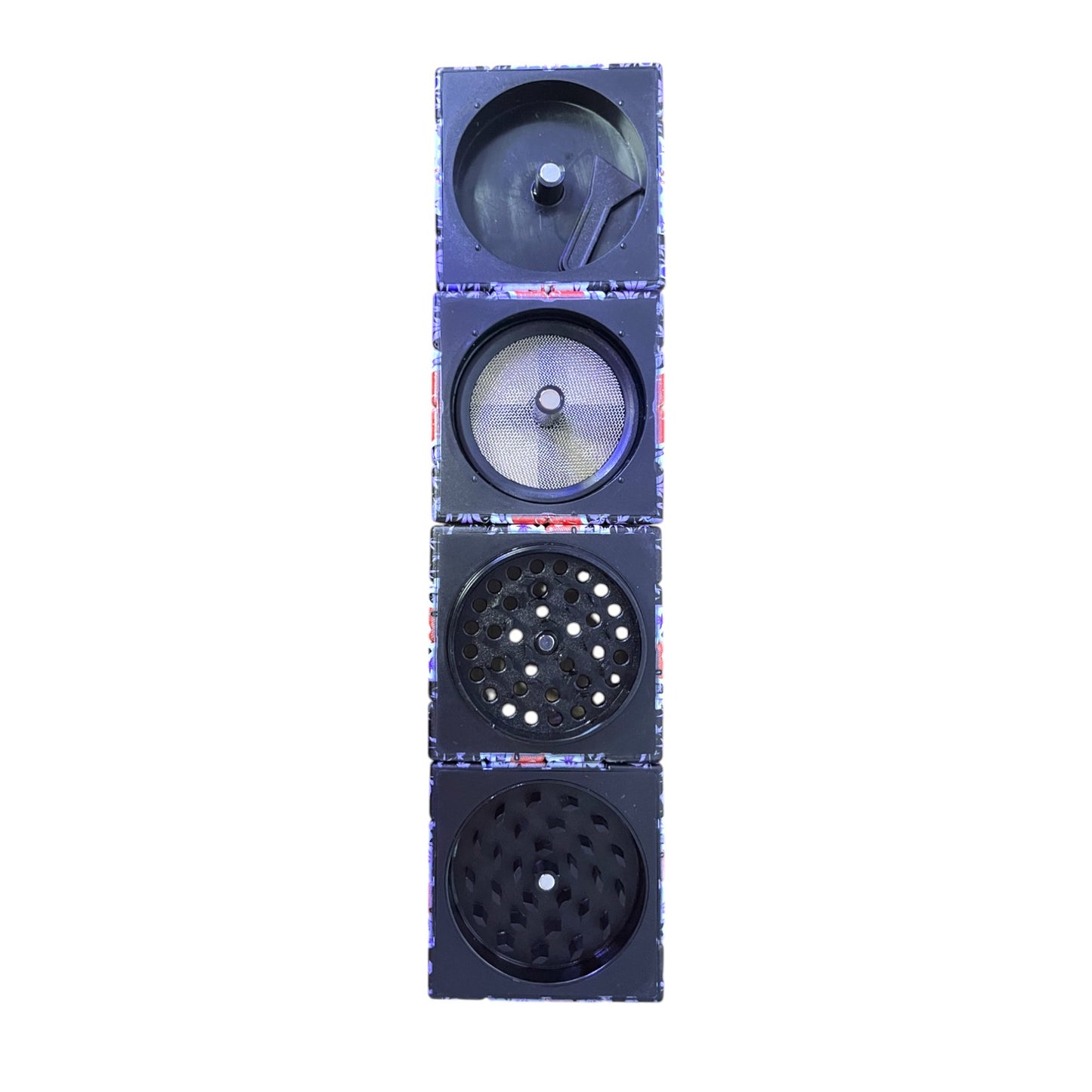 RASCADOR METALICO CUBO 4PISOS