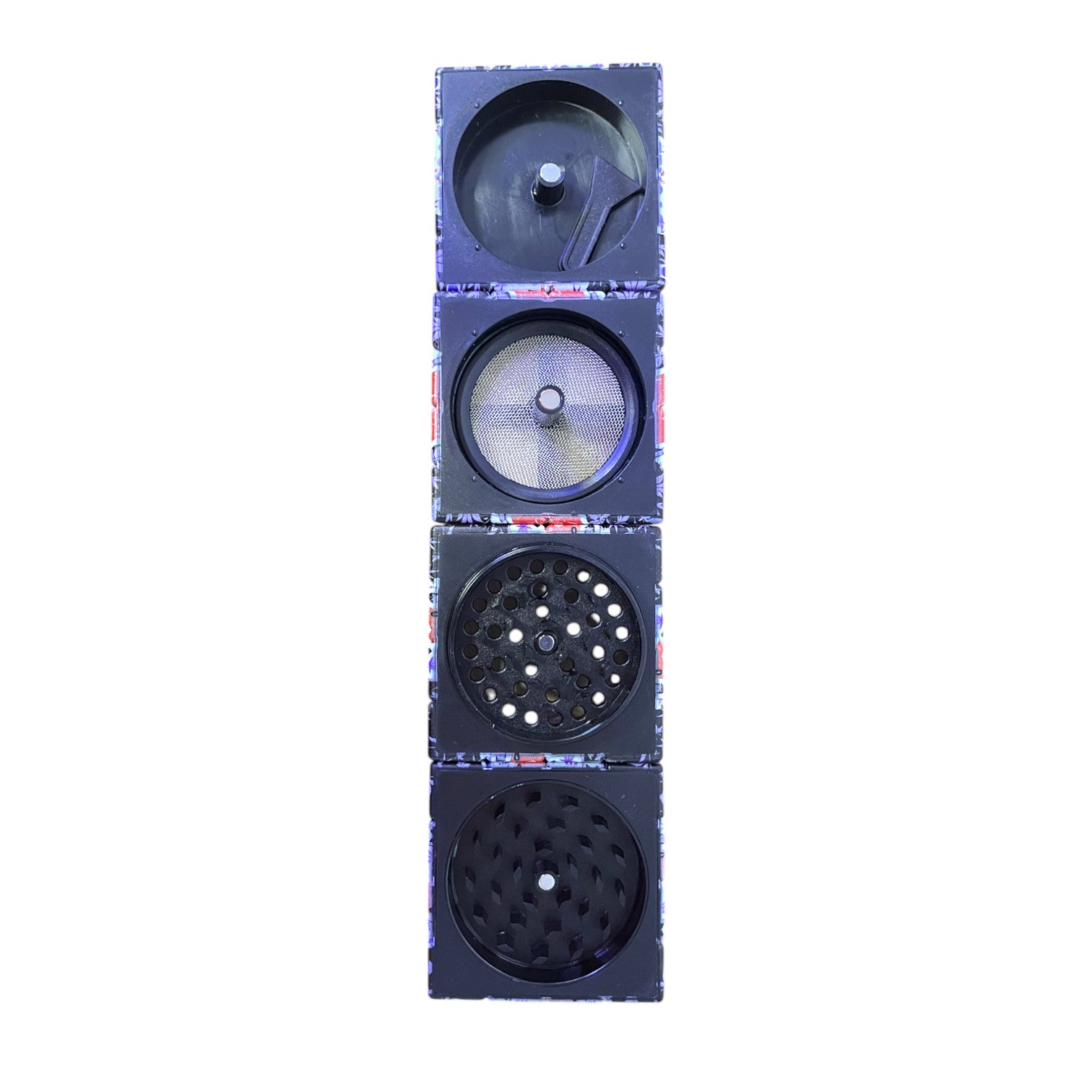 RASCADOR METALICO CUBO 4PISOS