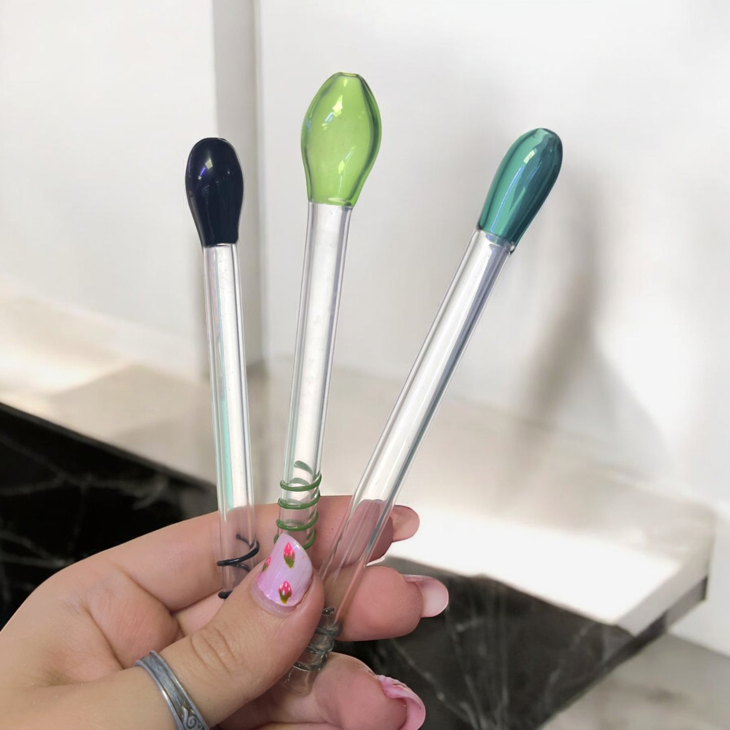 PIPA VIDRIO BOQUILLA FOSFORO (13CM)