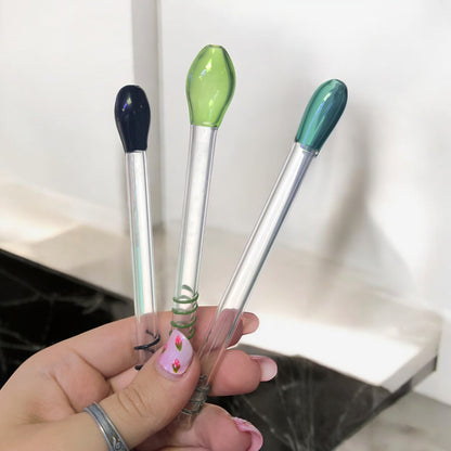 PIPA VIDRIO BOQUILLA FOSFORO (13CM)