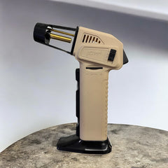Soplete flameador Floppi beige con base negra, variante de color