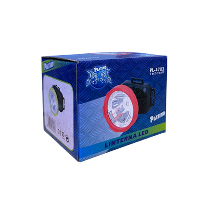 LINTERNA MINERA DE PILAS PLATINO