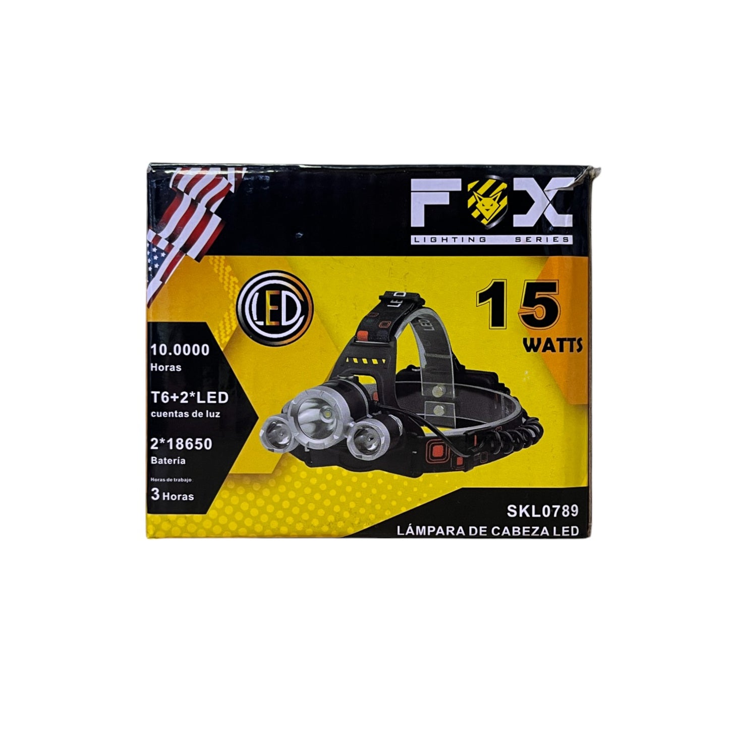 LINTERNA FOX MINERA LED