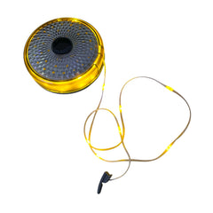Carrete FOX SKL0600 y guirnalda LED de luz cálida, vista completa