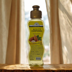 Aceite corporal Sativa de aguacate en botella verde de 100 ml