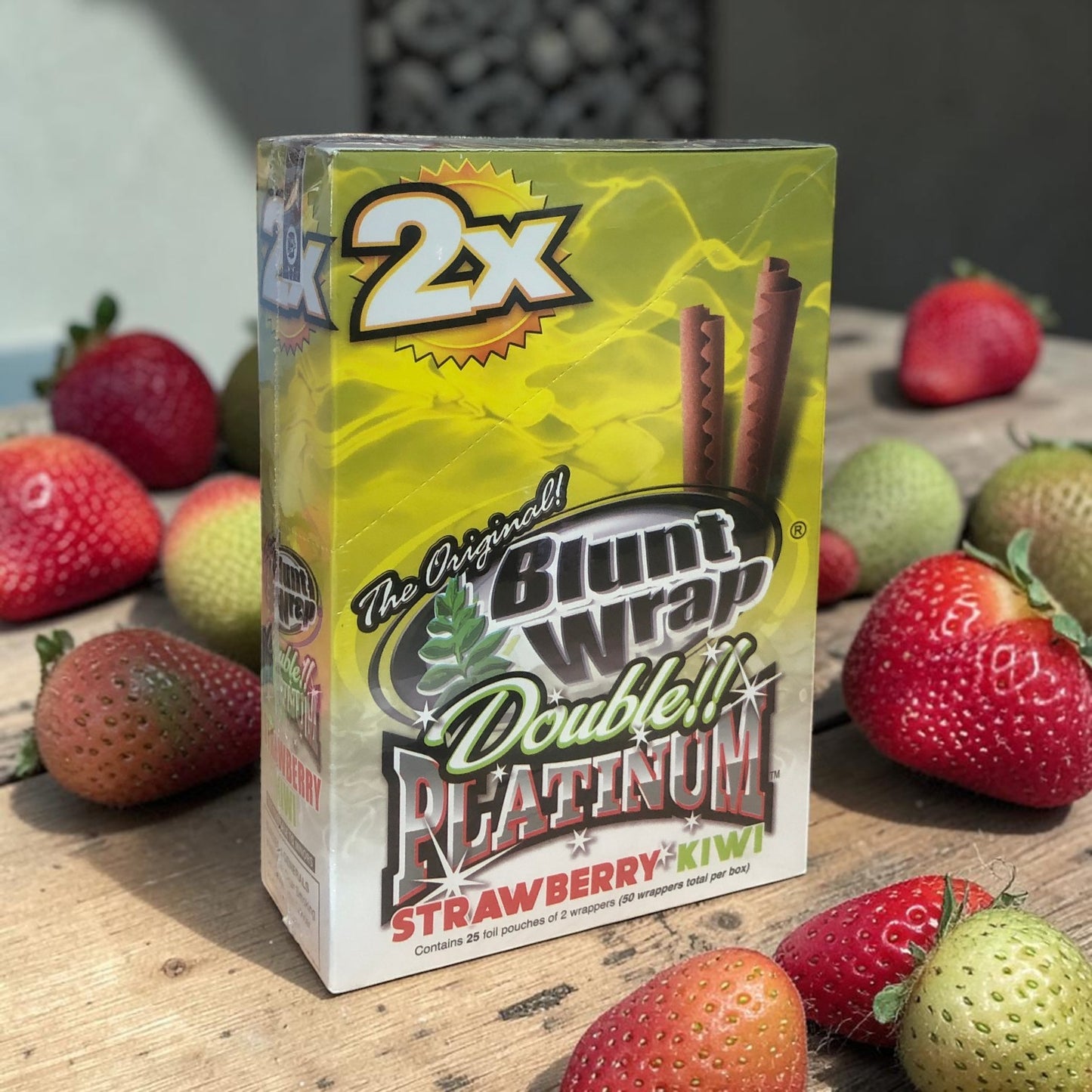 PAPEL BLUNT X 2 WRAP STRAWBERRY KIWI