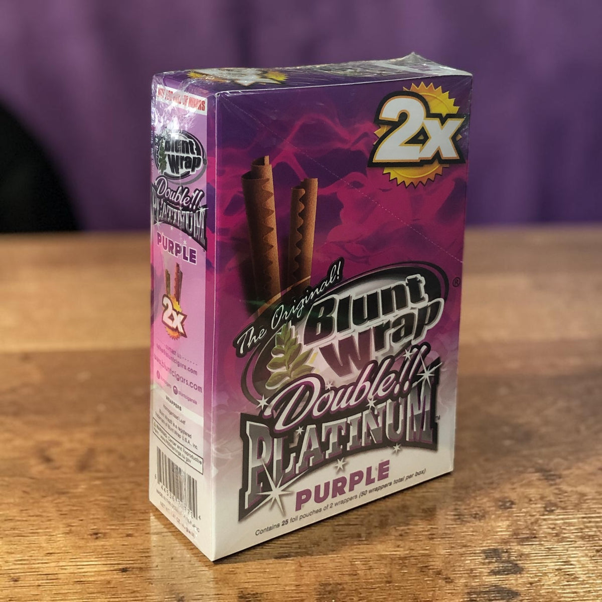 PAPEL BLUNT X 2 WRAP PURPLE