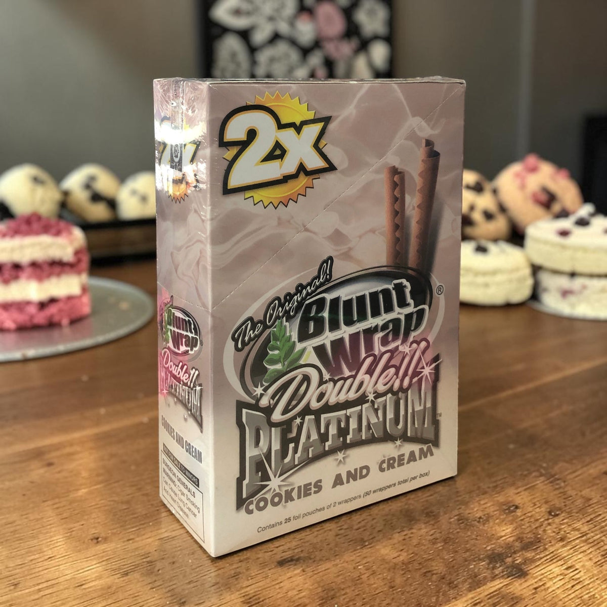 PAPEL BLUNT X 2 WRAP COOKIES AND CREAM