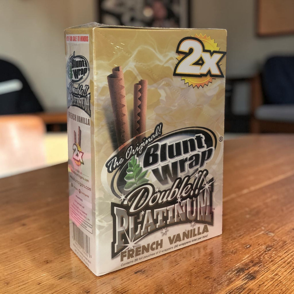 PAPEL BLUNT X 2 WRAP FRENCH VAINILLA