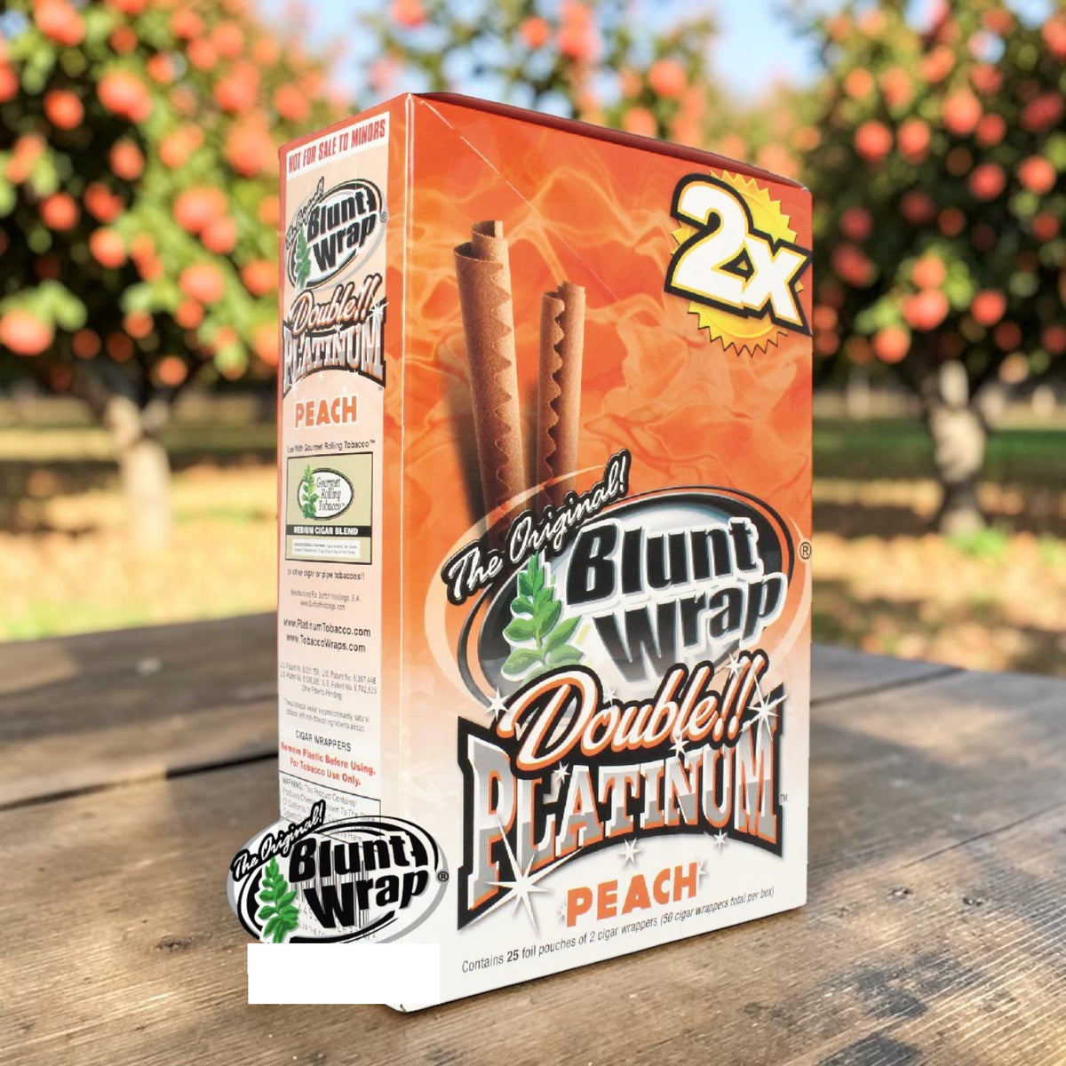 PAPEL BLUNT X 2 WRAP PEACH