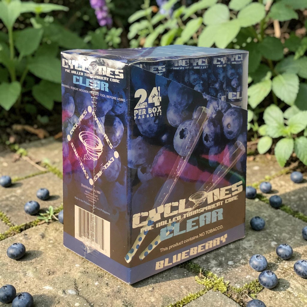PAPEL CYCLONES CLEAR BLUEBERRY