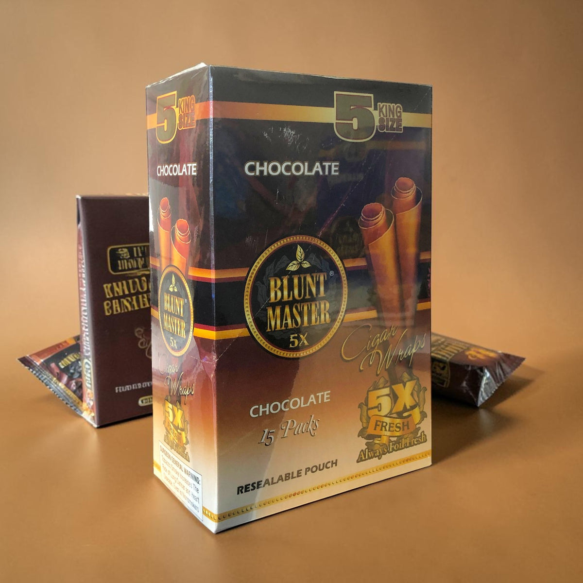 PAPEL BLUNT MASTER X5 KING SIZE CHOCOLATE