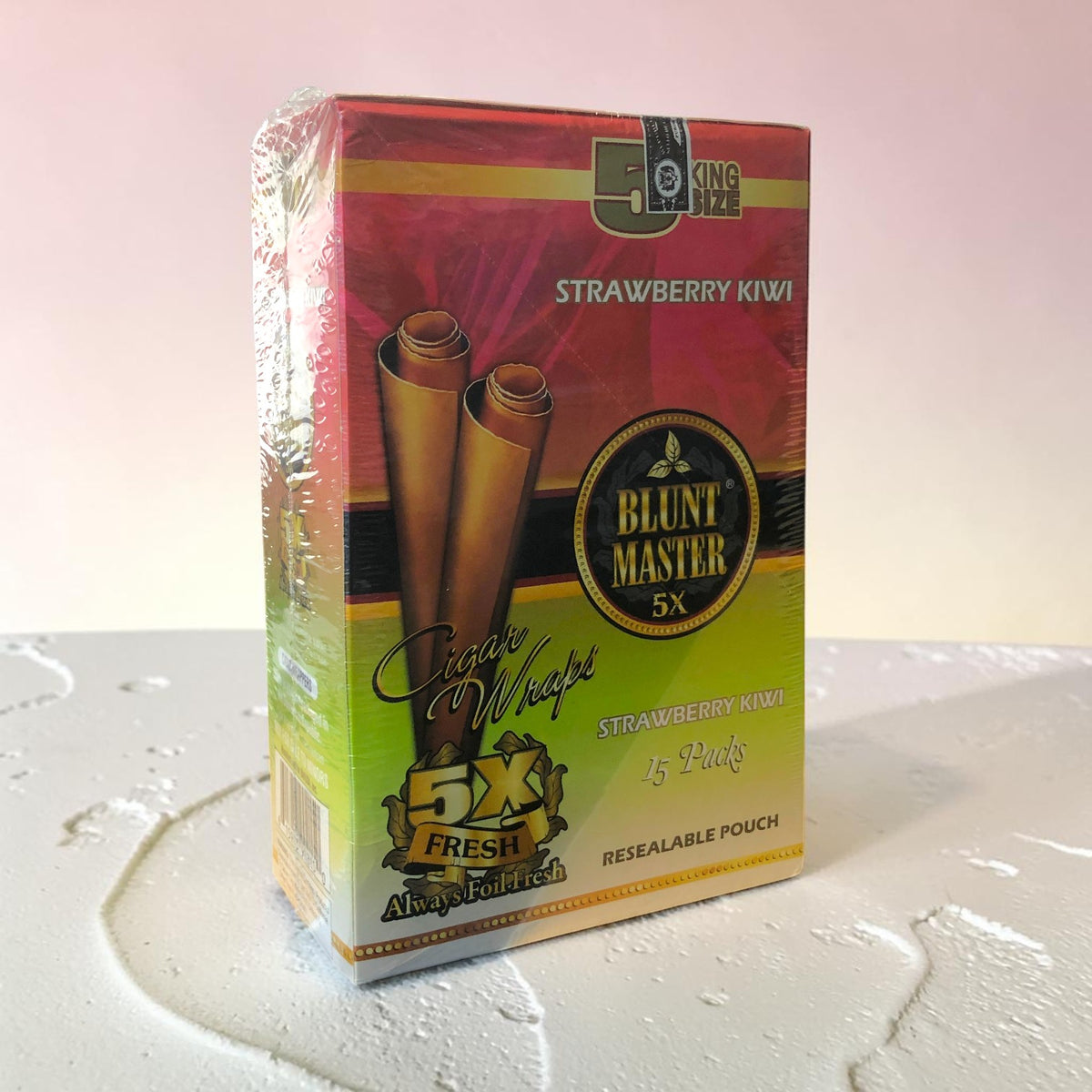 PAPEL BLUNT MASTER X5 KING SIZE STRAWBERRY KIWI