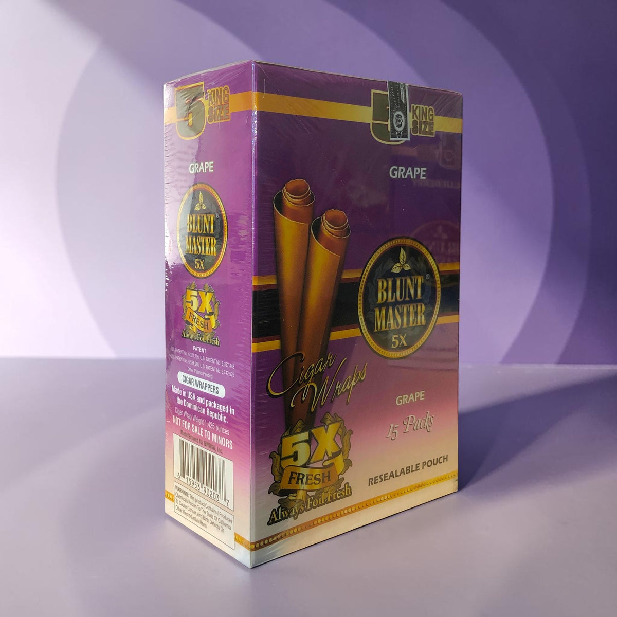 PAPEL BLUNT MASTER X5 KING SIZE GRAPE