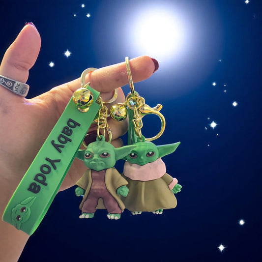 LLAVERO GOMA BABY YODA