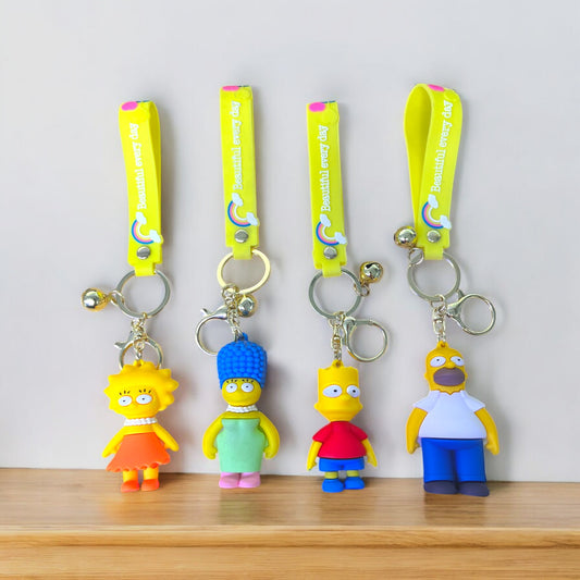 LLAVERO GOMA LOS SIMPSONS