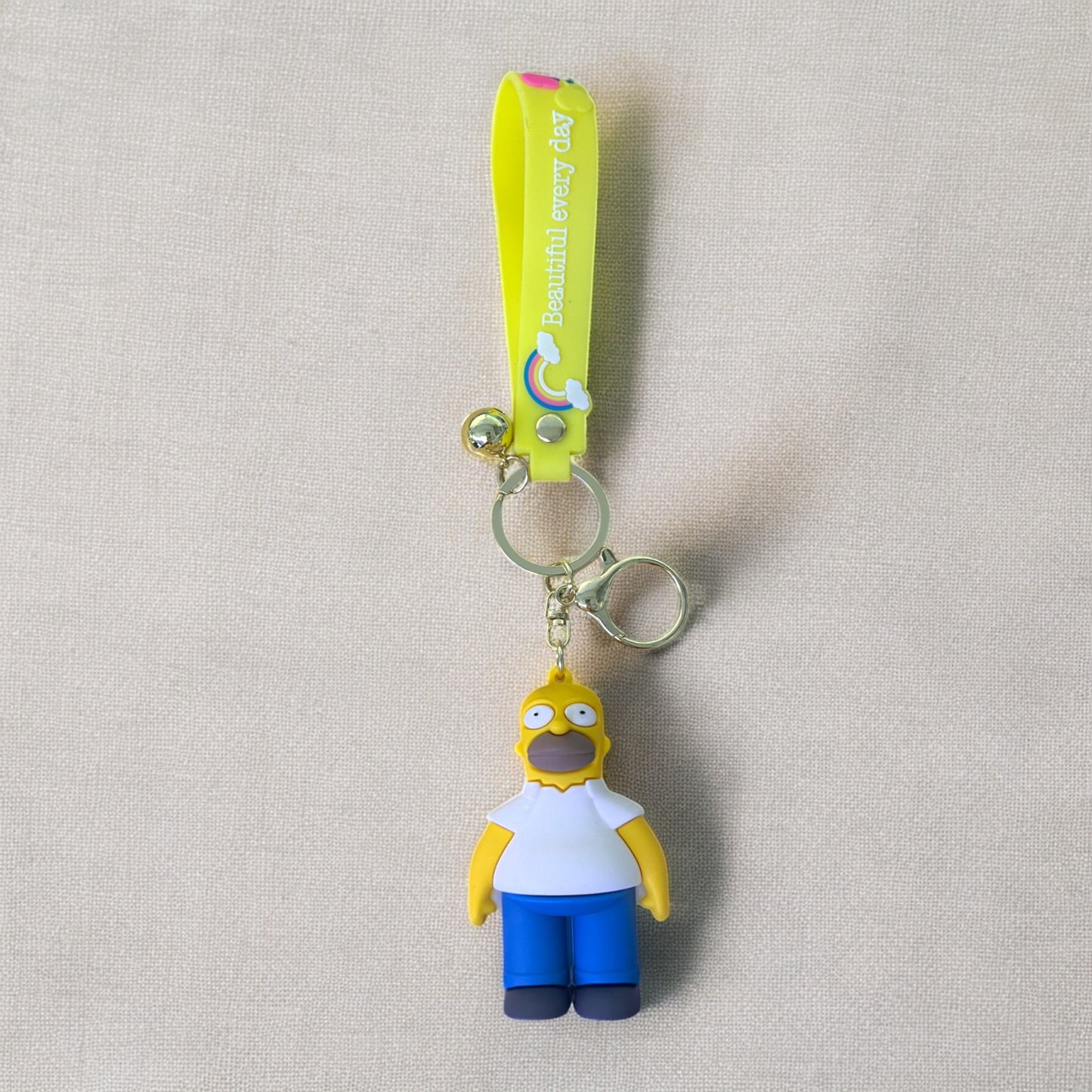 LLAVERO GOMA LOS SIMPSONS