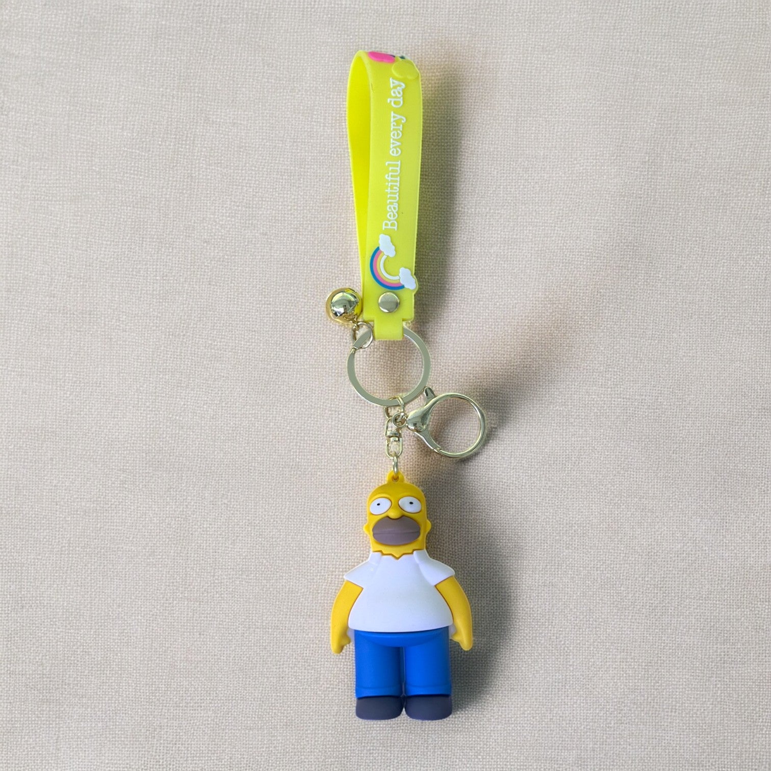 LLAVERO GOMA LOS SIMPSONS