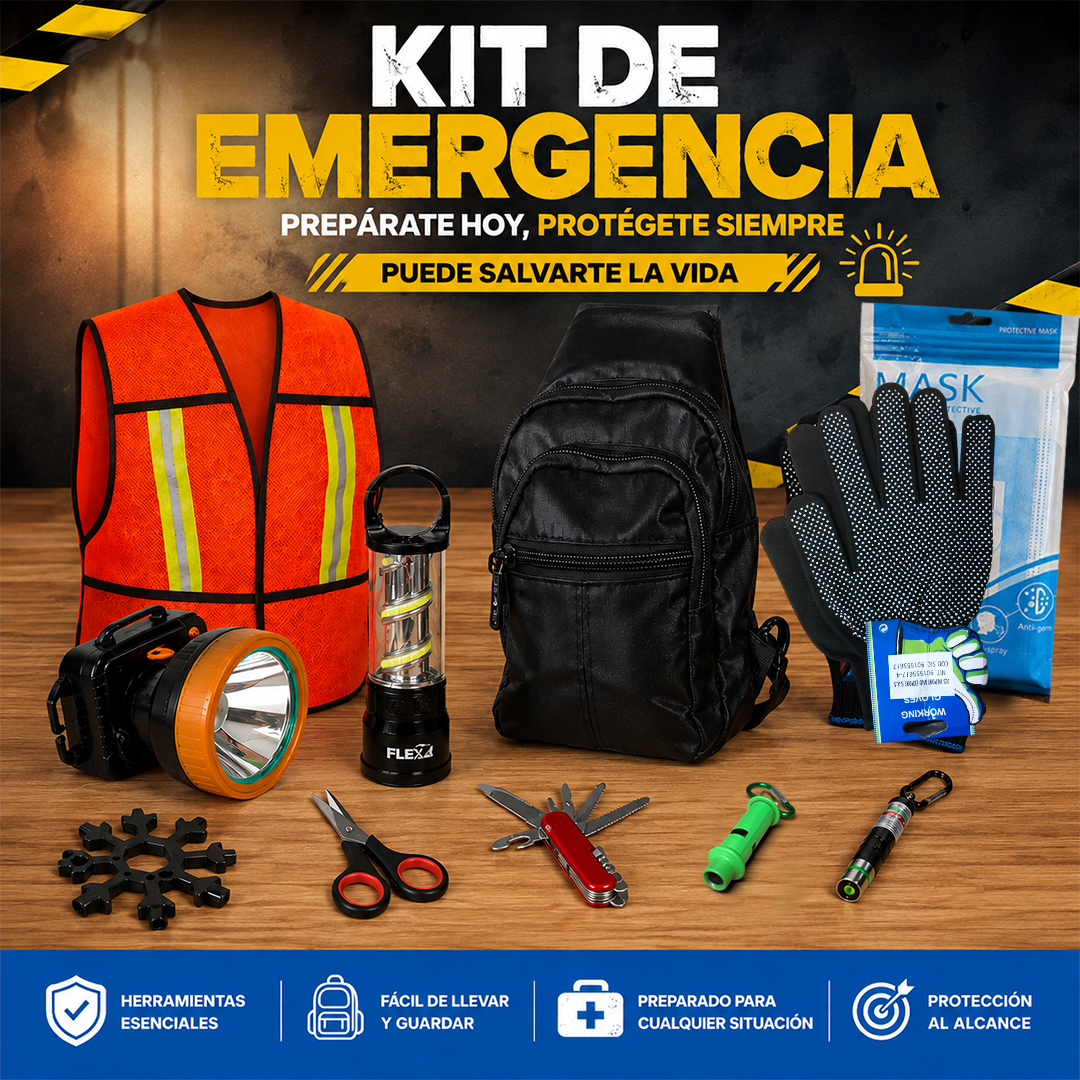 KIT EMERGENCIAS PEQUEÑO CON ENVÍO GRATIS