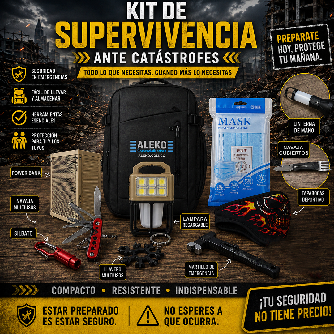 KIT EMERGENCIAS GRANDE CON ENVÍO GRATIS