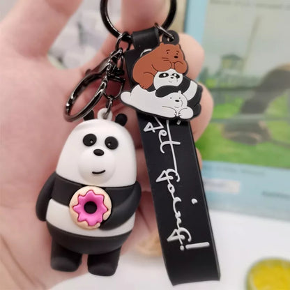LLAVERO GOMA OSO PANDA