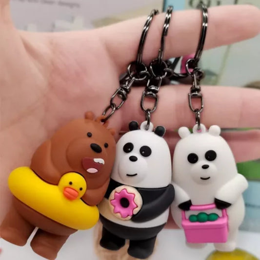 LLAVERO GOMA OSO PANDA