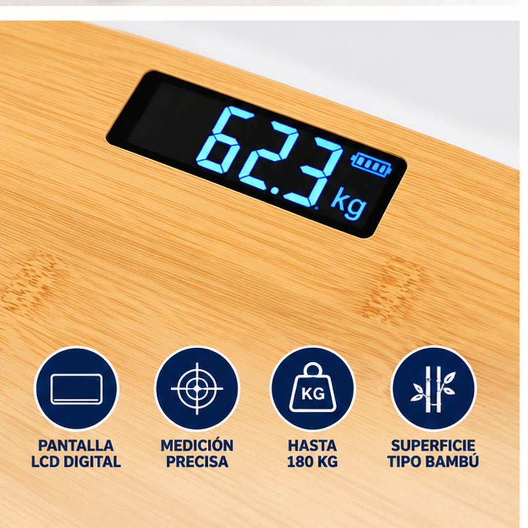 Detalle de la pantalla LCD y controles de báscula digital SOKANY