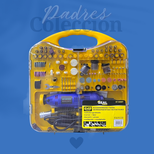 TALADRO SEAL + ACCESORIOS (249 PCS)