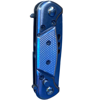 NAVAJA DOBLE HOJA PLATA