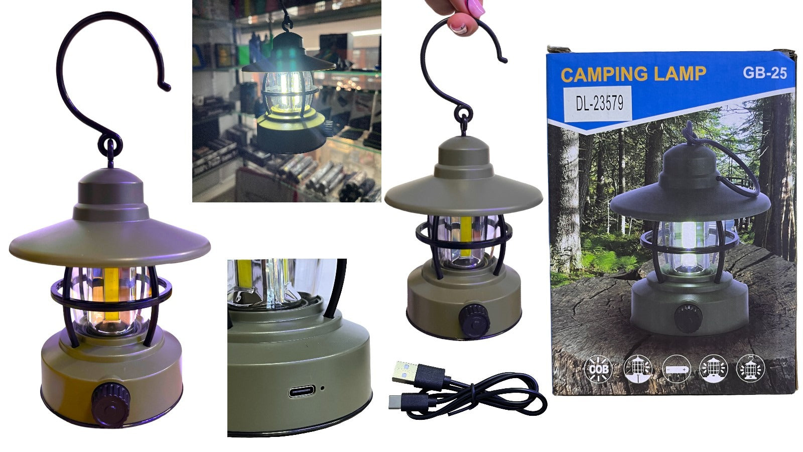 LAMPARA RECARGABLE CAMPING