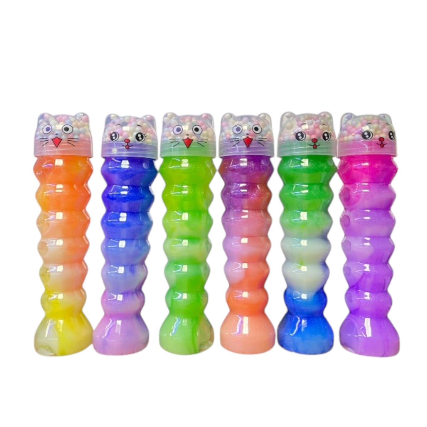 TARRO SLIME ARCOIRIS GATO