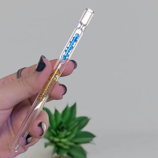 PIPA VIDRIO BOQUILLA ESTAMPADA