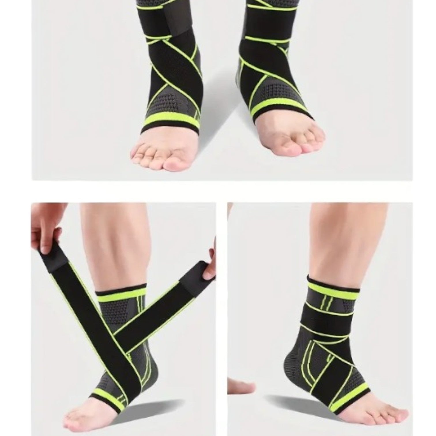SOPORTE TOBILLO NYLON/CAUCHO
