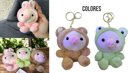LLAVERO PELUCHE CERDITO