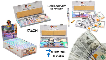 PAPEL ORGANICO DISEÑO DOLAR