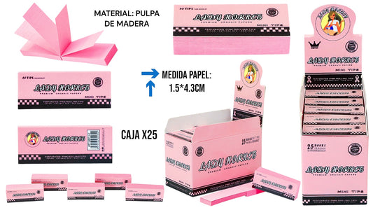 PAPEL FILTRO LADY PINK (25H*50L)
