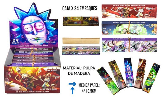 PAPEL ORGANICO KING.SIZE RICK(24L*32H)