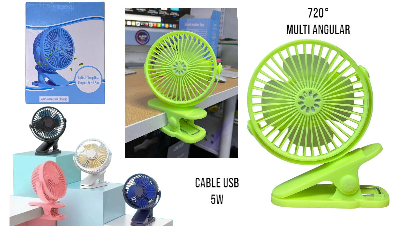 VENTILADOR PORTATIL CON CLIP