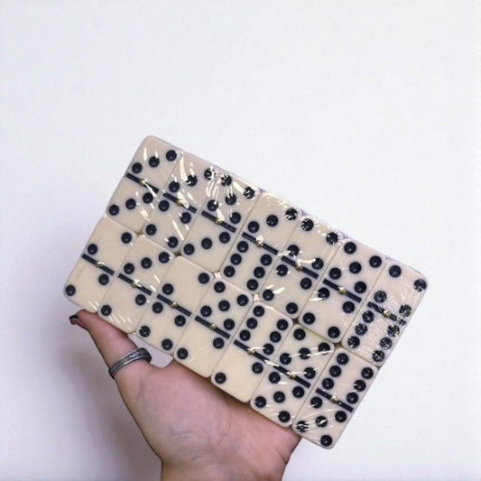 JUEGO DOMINO BLANCO 6.5MM